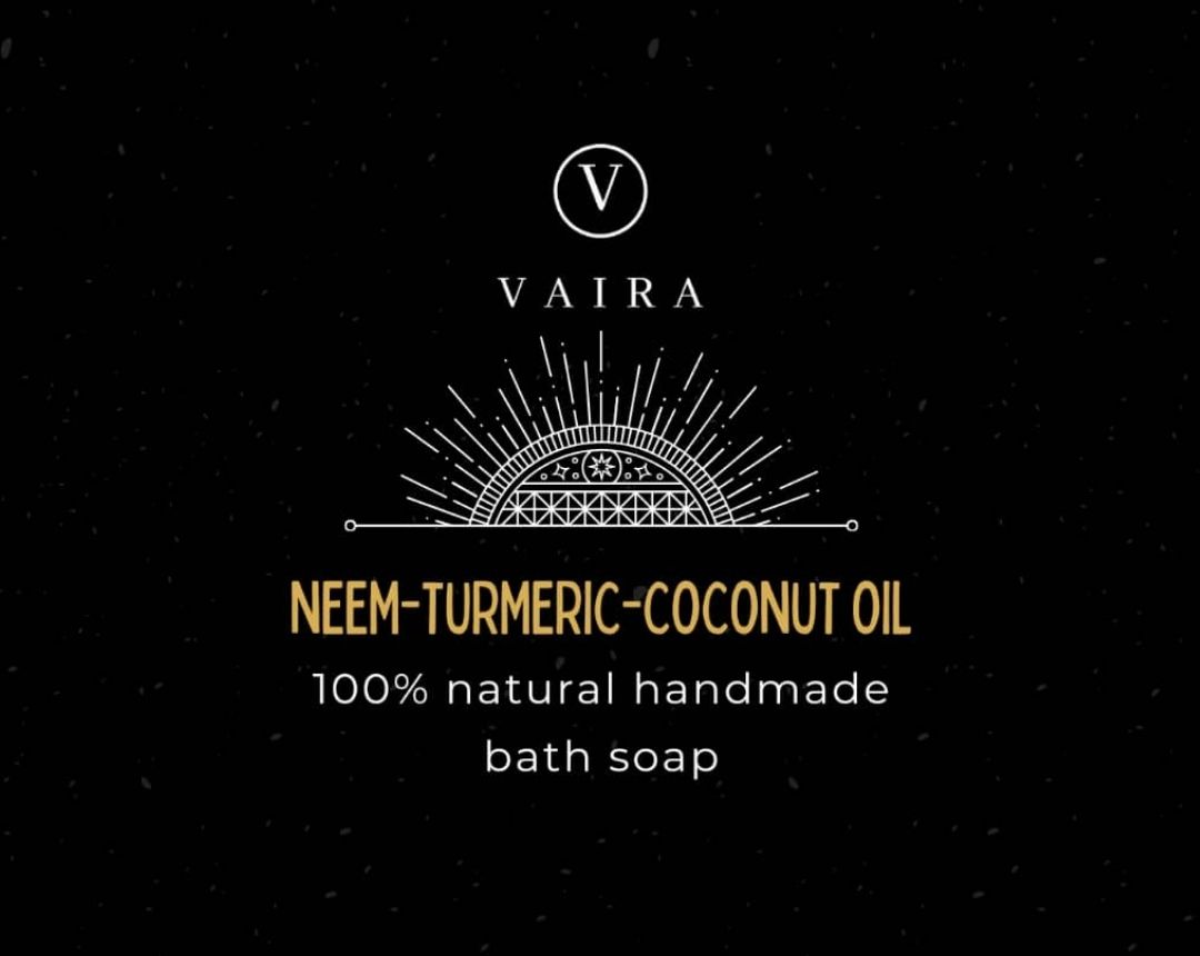 Homemade Neem Turmeric Coconut oil Soap